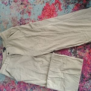 Sage green corderoy pants